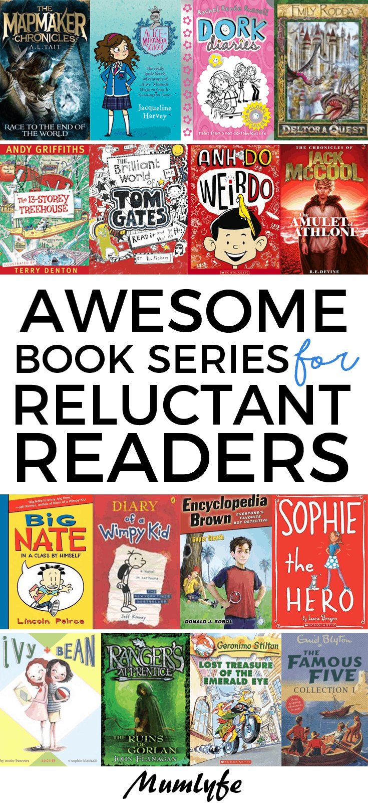 17 awesome book series for reluctant readers