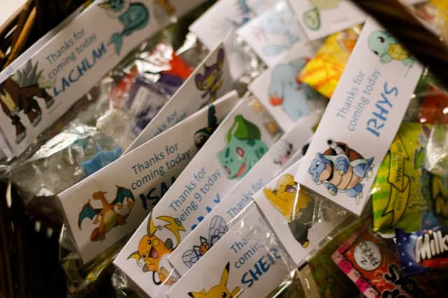 Amazing Pokemon party free printables loot bag labels