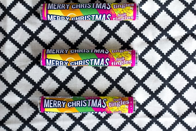 Merry Christmas Fruit Tingle wrappers - free printable