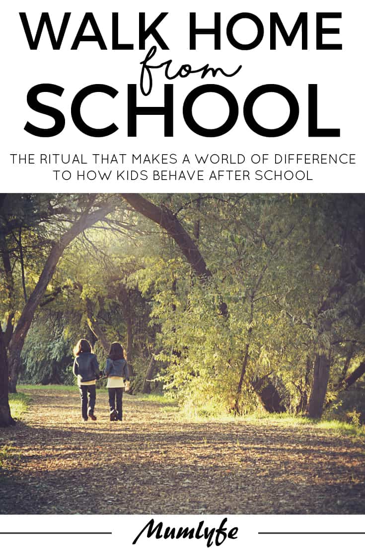 Walk home from school - the ritual that makes a world of difference