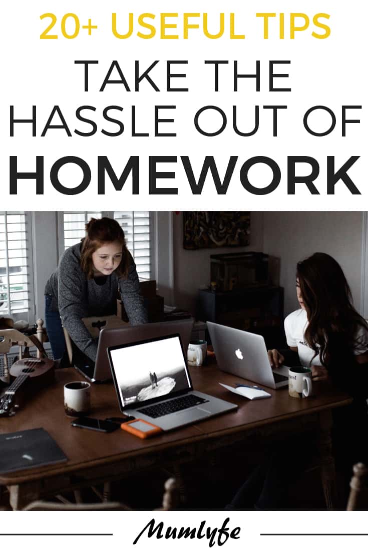 Homework tips - take the hassle out of homework