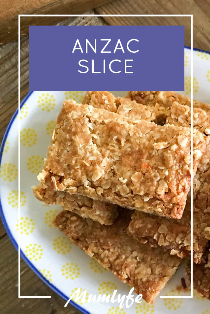 Anzac Slice - Anzac Biscuits made even easier