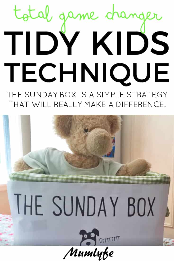 The Sunday Box is a total game changer when it comes to tidy kids