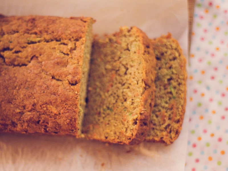 Zucchini carrot and apple loaf - a new family favourite