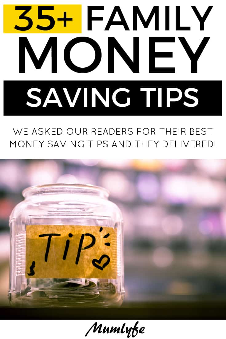 35 money saving tips for families