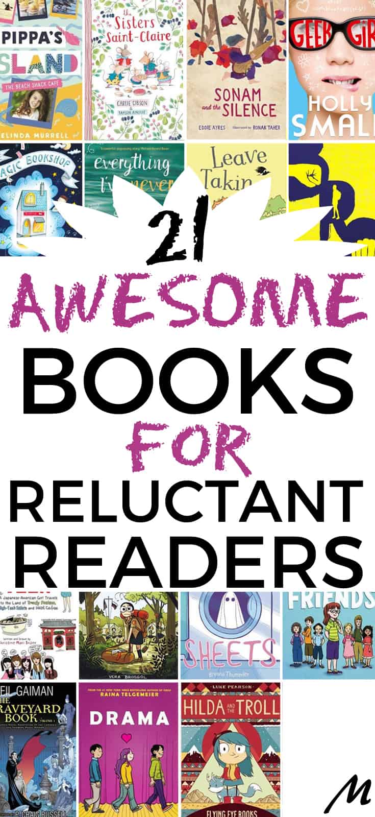21 awesome book gifts for reluctant readers #reader #giftsforkids #reluctantreaders #books