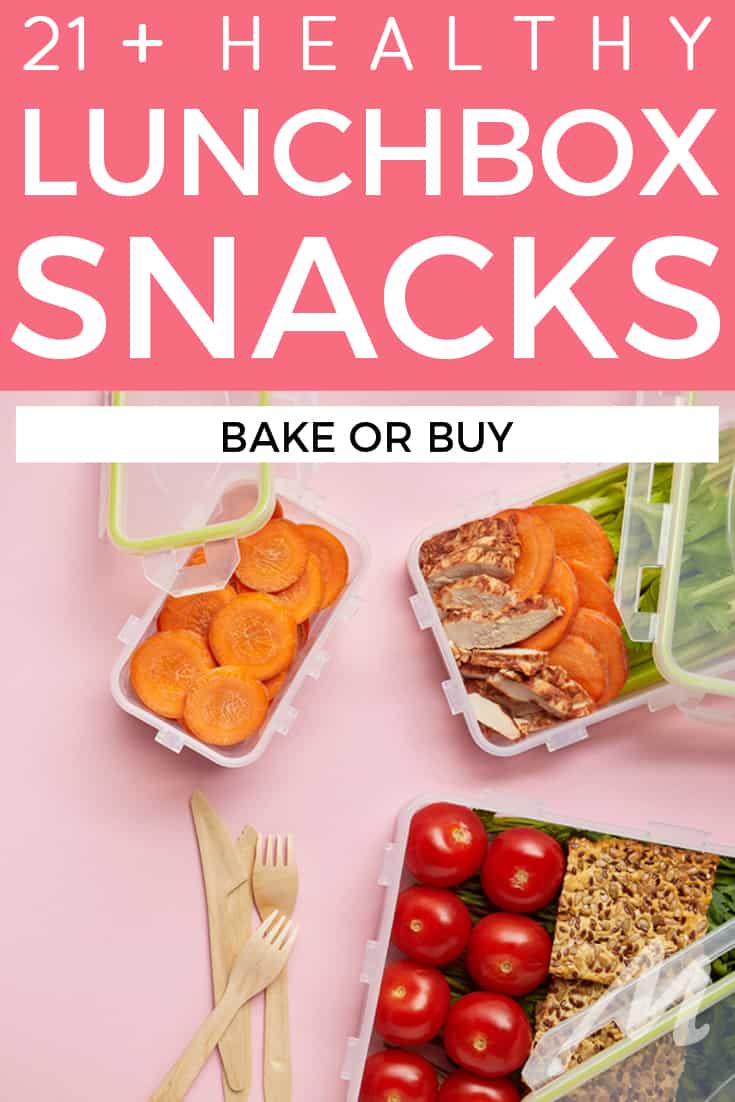 21 healthy lunchbox snacks to bake or buy #lunchbox