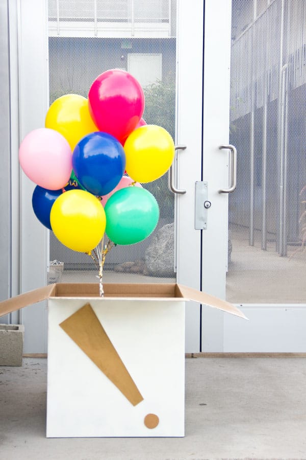 Make birthdays special - DIY Studio balloon box