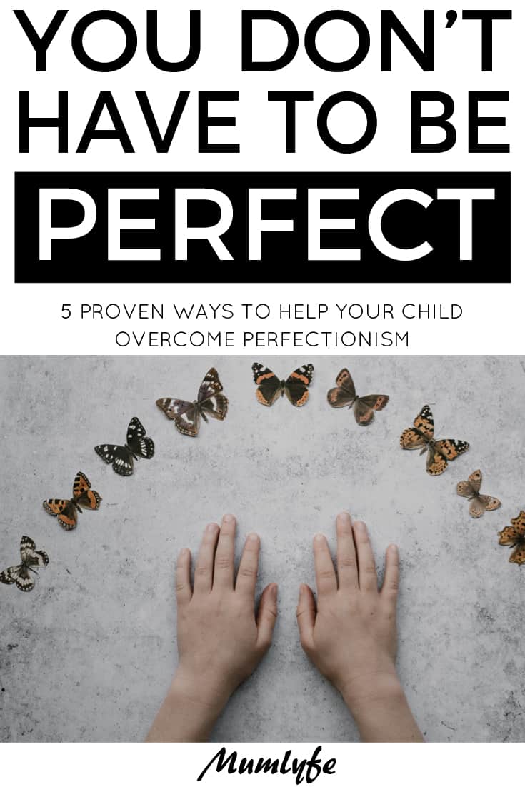 Overcoming perfectionism - you don't have to be perfect