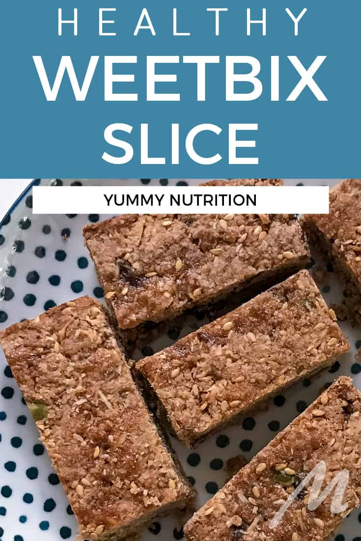 Healthy weetbix slice - tastes even better than the sugar-packed original