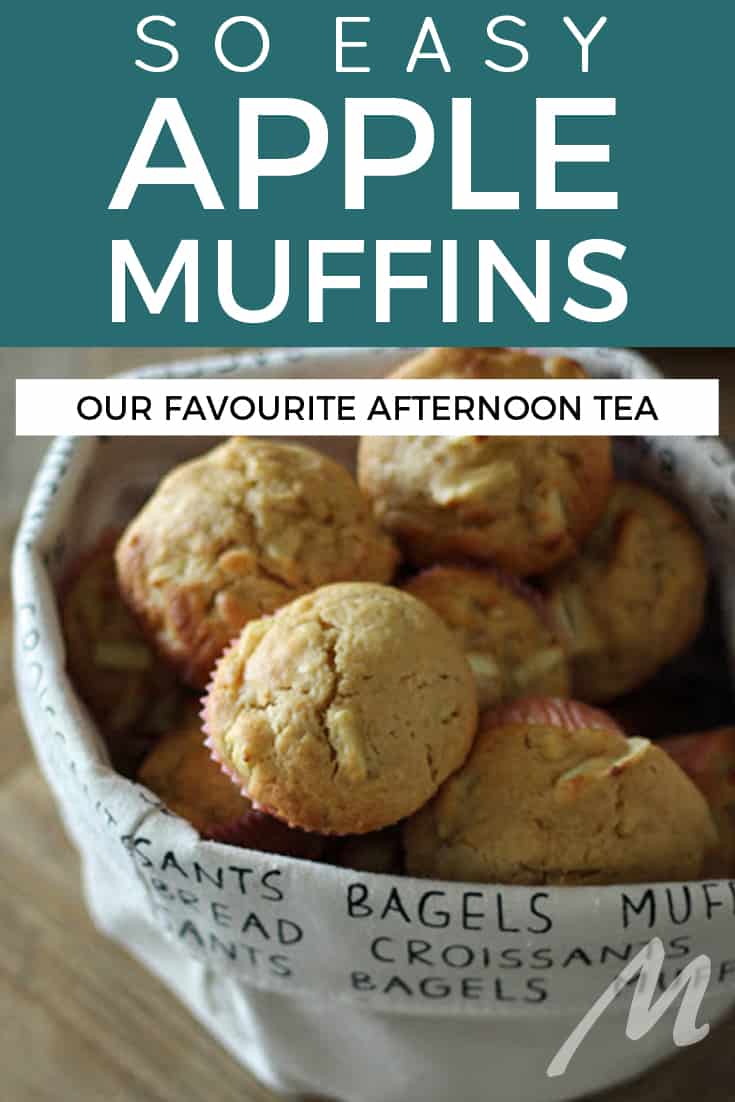 These easy apple muffins are our favourite afternoon tea
