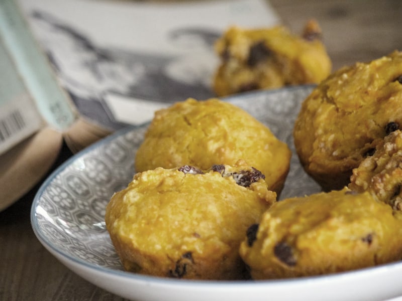 Pumpkin rock cakes for happy snacking