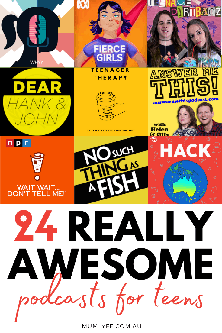 24 really awesome podcasts for teens