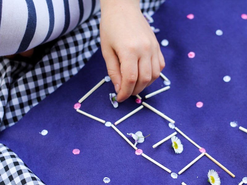 Make a DIY squares game board - plus how to play