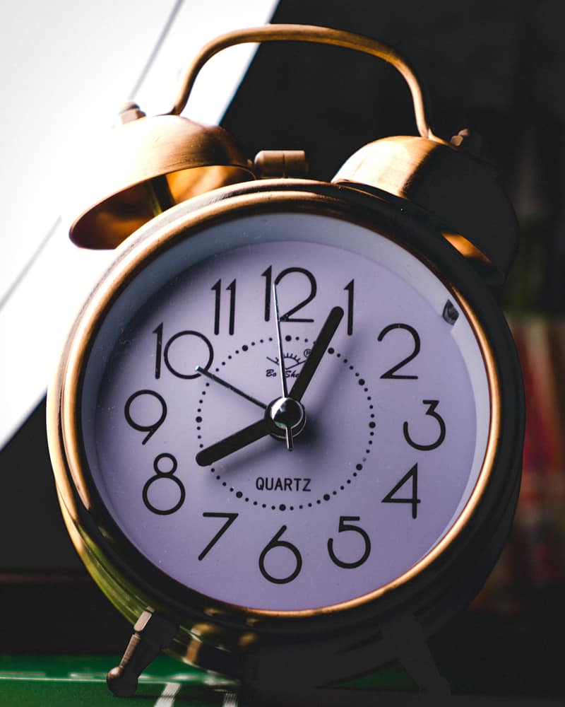 An alarm clock can help teens get enough sleep