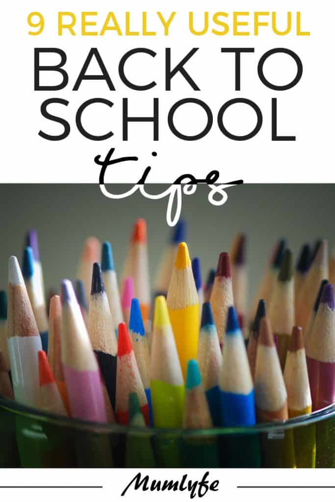 9 really brilliant and really useful Back to School tips - Mumlyfe