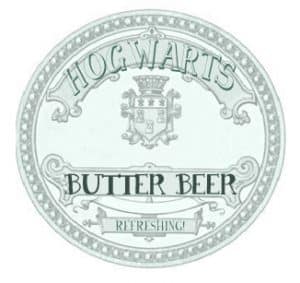 Harry Potter butter beer labels