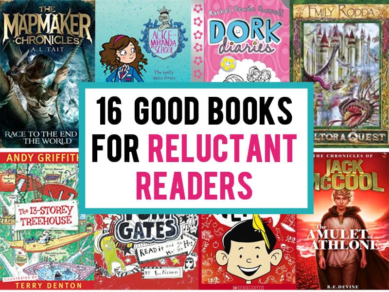 16 awesome book series for reluctant readers of all ages