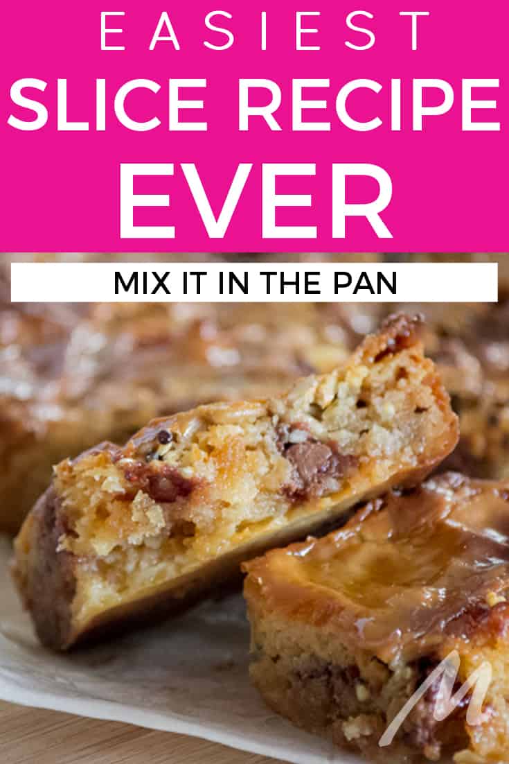 The easiest slice recipe EVER #recipe #bake #easybake #yummy #slice #cookie