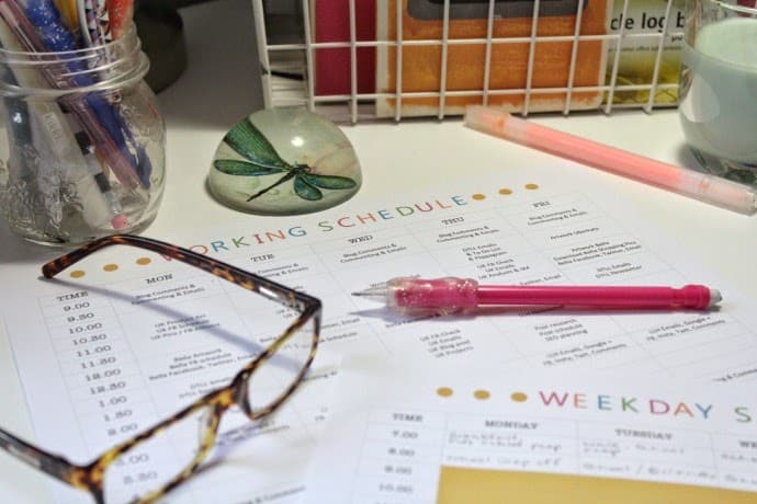 Time to get organised: How to schedule your week