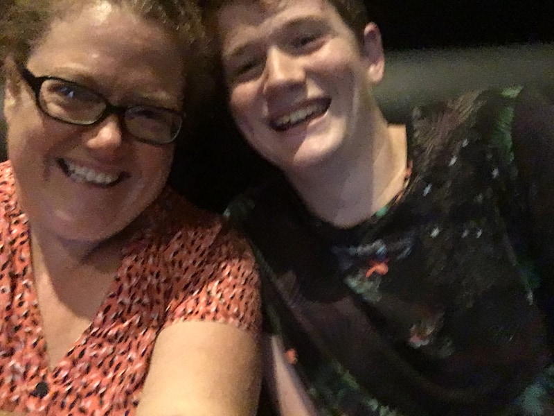 Watching Love, Simon with my son