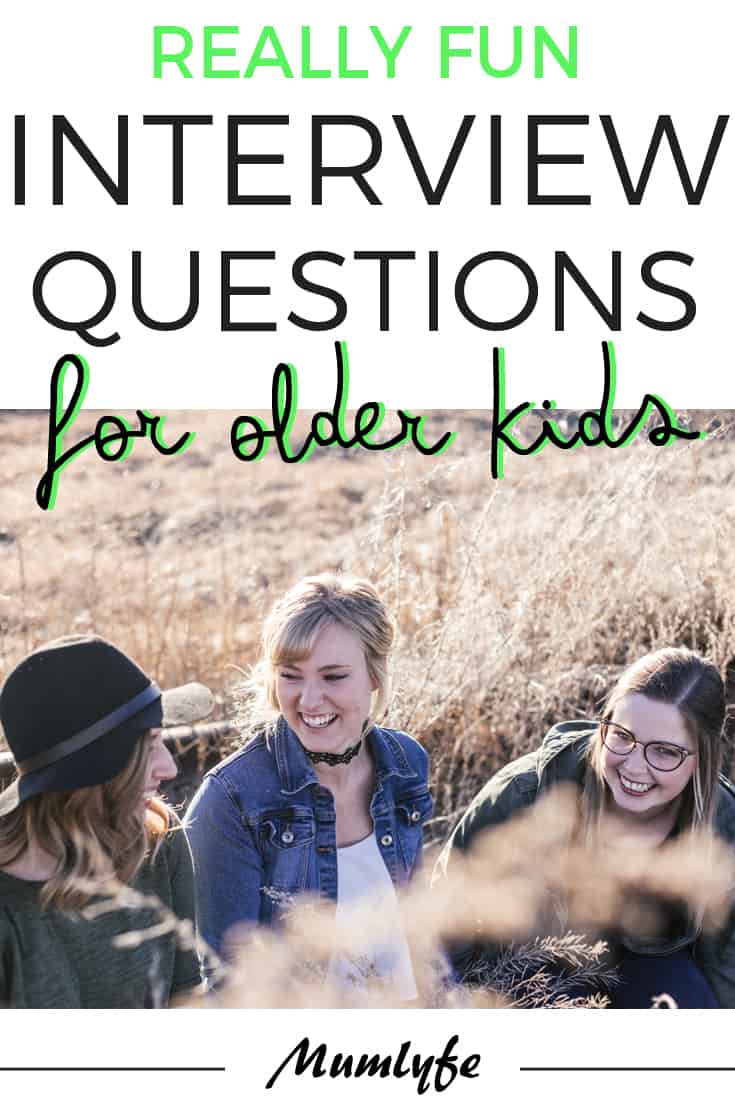 21 really fun interview questions for kids to ask their friends - Mumlyfe