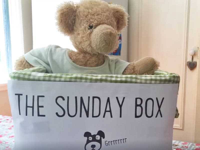 The Sunday Box - a tidy kids technique