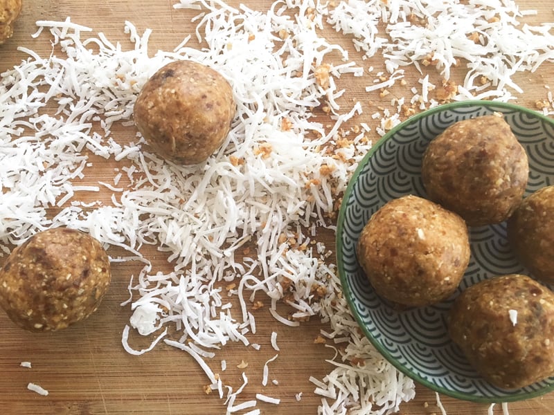 Date balls with a kick of chilli - so good