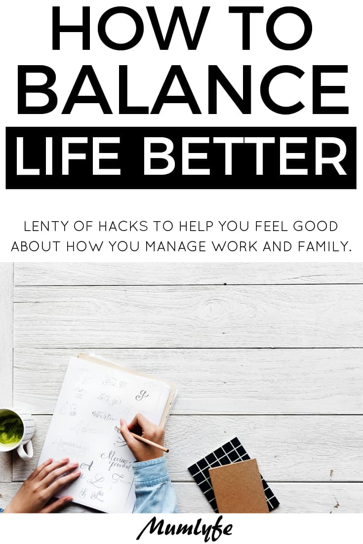 How to balance work and family so much better #balance #workingmum #workingmom