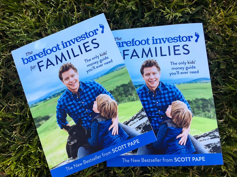 WIN one of two copies of The Barefoot Investor for Families – CLOSED