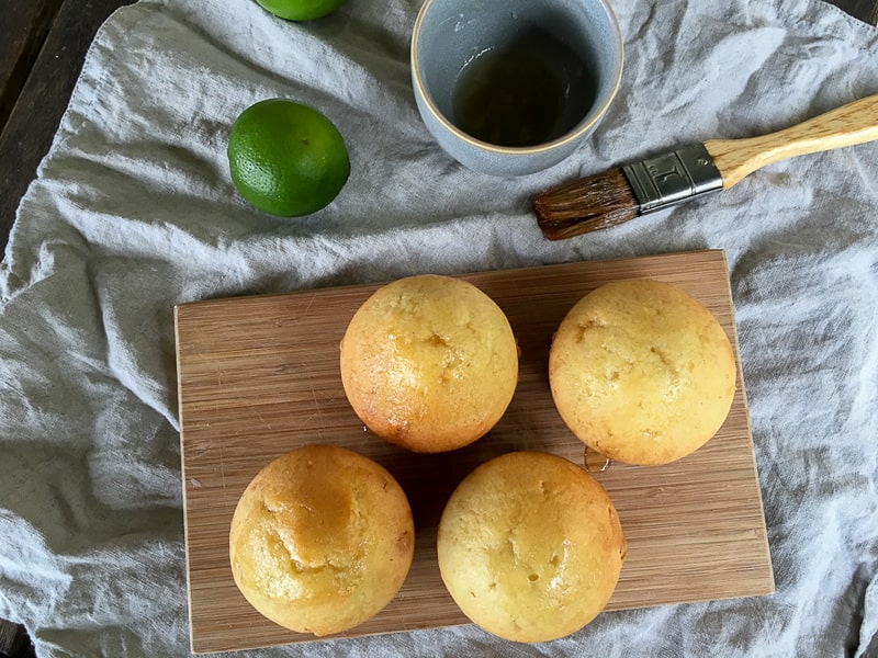 Lime syrup cupcakes recipe