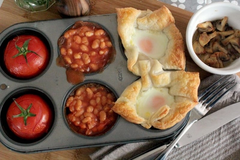 Ridiculously easy baked Sunday breakfast