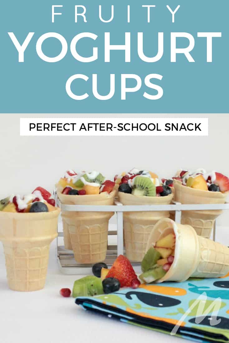Fruity yoghurt cups - a perfect after-school snack