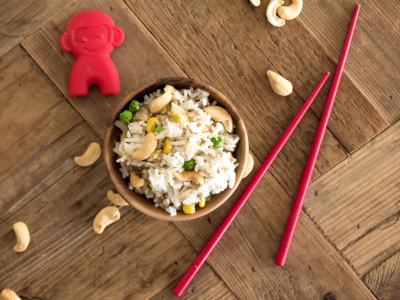 Egg and veg fried rice - your new go-to midweek meal