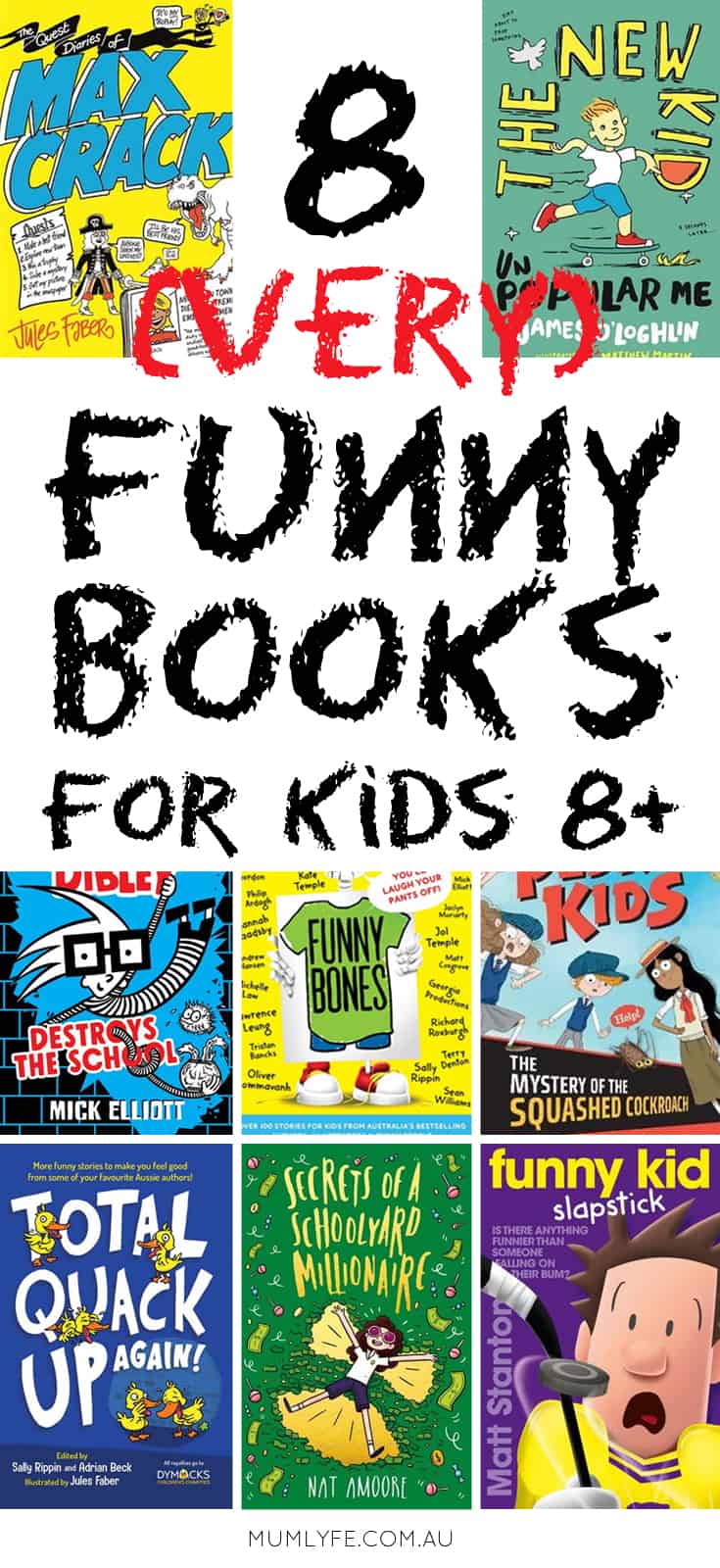 Funny books for kids: New reads for kids aged 8+ - Mumlyfe