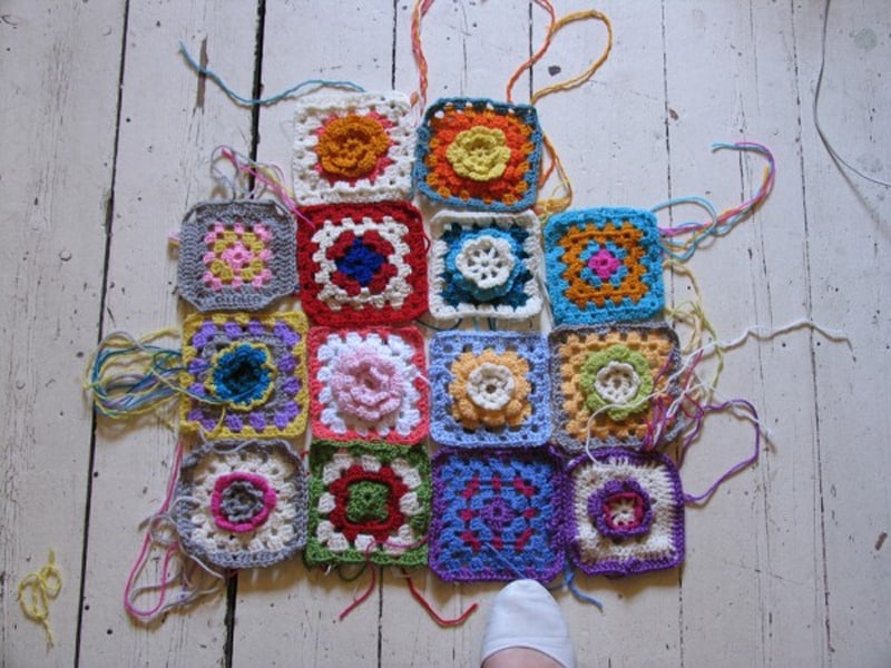 Projects for older kids - granny squares
