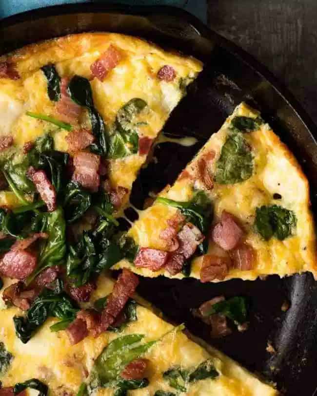 Frittatas make great quick dinners - this one is from Recipe Tin Eats