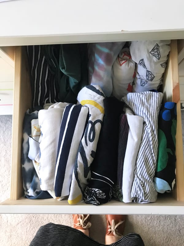 Useful life hacks - stack your clothes vertically
