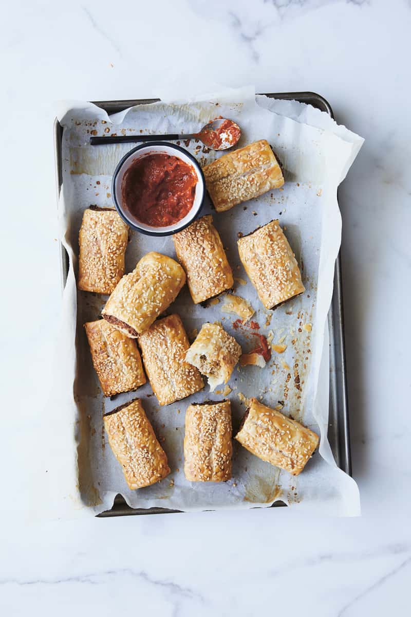 Don't miss this sausage rolls recipe that's full of veggies and so easy to make