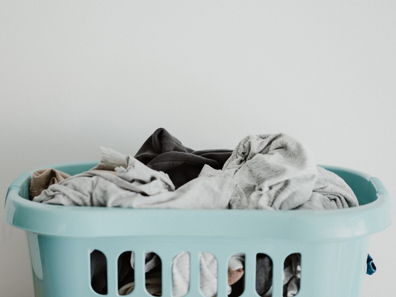 Household tips for washing - get a laundry basket for each person