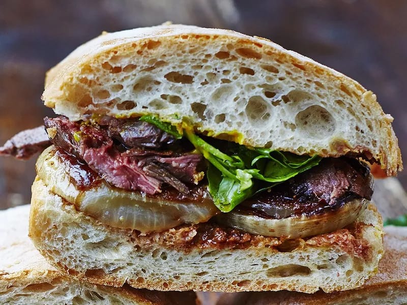 Steak sambos are a great lunchbox sandwich recipes