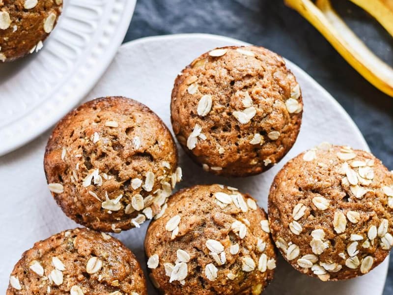Cookie and Kate's maple-sweetened banana muffins