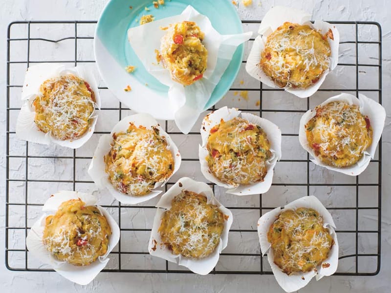 Vegie ricotta muffins from The Feel-Good Family Food Plan