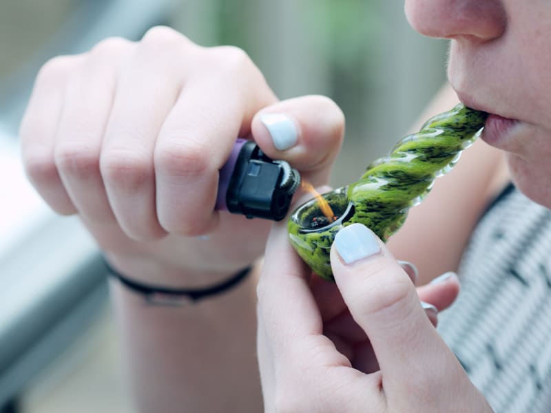 You probably won't know if your teen is smoking pot