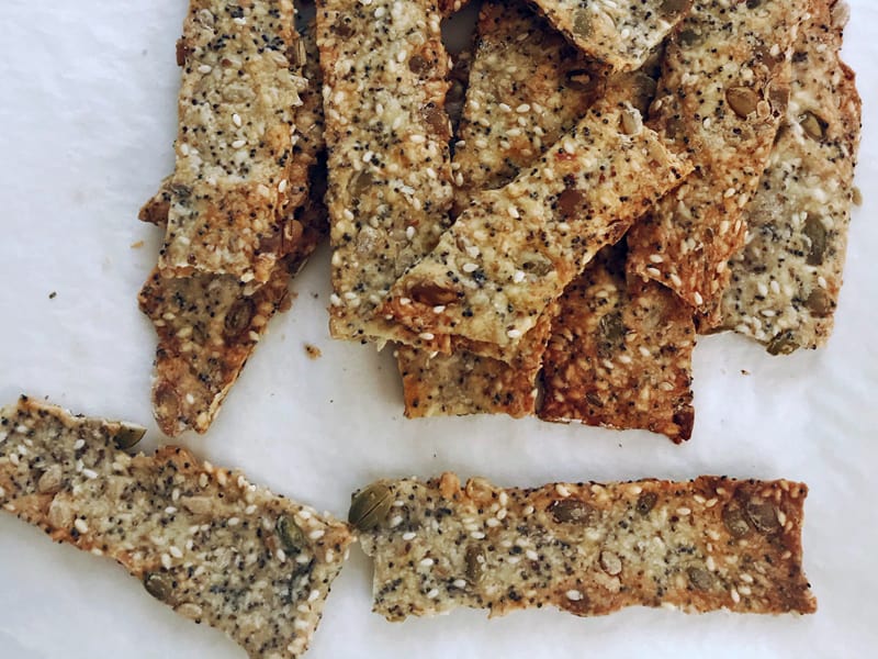 Deliciously easy homemade crackers to crunch on
