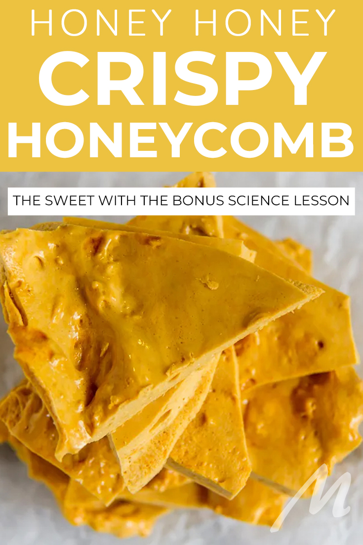 Homemade crispy honeycomb - with added science lesson
