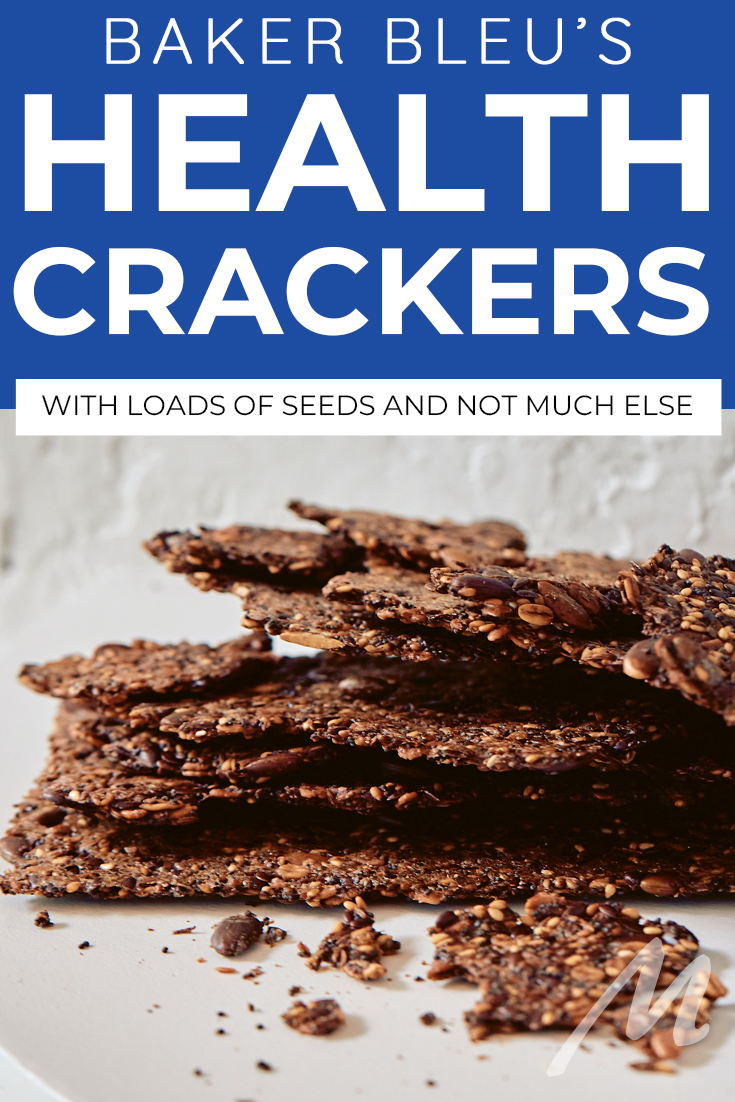 Baker Bleu's health crackers